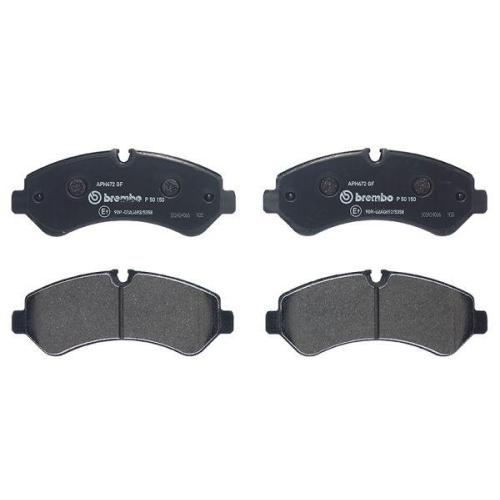 Placute frana Mercedes Sprinter 5-T Box (B907) 02.18-, Sprinter 5-T (B907) 02.18-, Spate, BREMBO