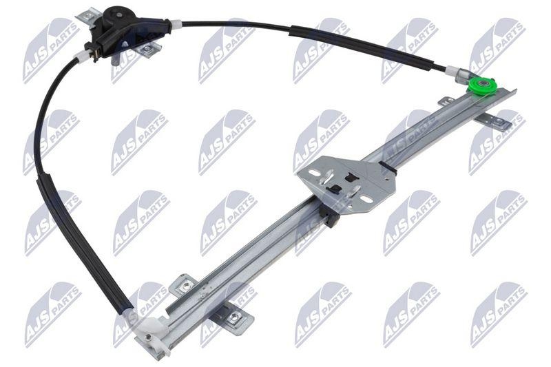 Macara geam VW Golf II 1983-1992, Jetta II 1983-1993; partea din fata, stanga; 191837401B; NTY, aftermarket