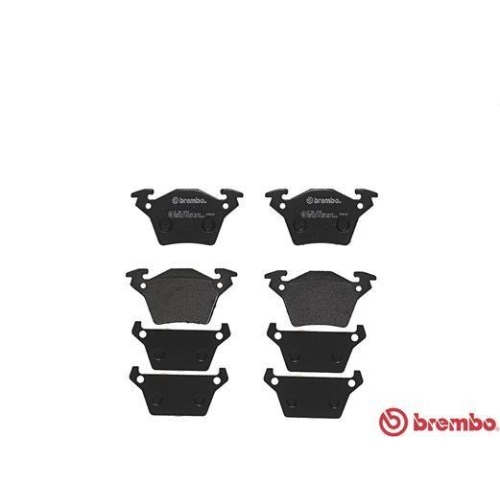 Placute frana Mercedes V-Class (638/2) 02.96-07.03, Vito Box (W638) 03.97-07.03, Vito Bus (W638) 02.96-07.03, Spate, BREMBO