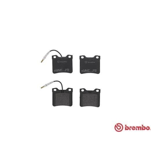 Placute frana Mercedes V-Class (638/2) 02.96-07.03, Vito Box (W638) 03.97-07.03, Vito Bus (W638) 02.96-07.03; Peugeot 406 Coupe (8c) 03.97-02.05, 605 (6b) 06.89-09.99, Spate, BREMBO