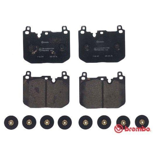 Placute frana Mini Mini (F55) 09.13-, Mini (F56) 12.13-, Mini Cabriolet (F57) 11.14-, Mini Clubman (F54) 11.14-, Mini Countryman (F60) 10.16-, Fata, BREMBO
