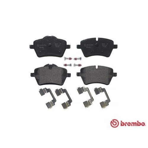 Placute frana Mini Mini (R56) 11.05-01.14, Mini Clubman (R55) 10.06-12.15, Mini Clubvan (R55) 12.12-06.14, Mini Convertible (R57) 10.07-06.15, Mini Countryman (R60) 08.10-10.16, Mini Coupe (R58) 12.10-05.15, Mini Paceman (R61) 03.12-10.16, Mini Roadster (