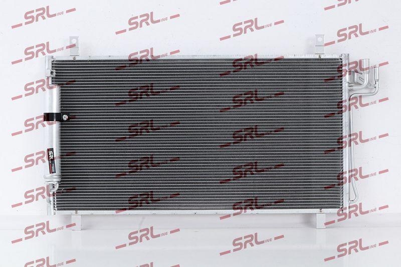 Condensator climatizare AC Infiniti G 02-07, motor: 3.5 V6, Condensator cu filtru uscator , 730(690)x390(365)x16, SRLine, miez si rezervor din aluminiu brazat, 92100AL570; 92100AM600