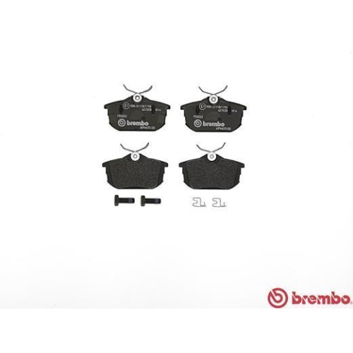 Placute frana Mitsubishi Carisma (Da) 05.95-06.06, Carisma Saloon (Da) 09.96-06.06, Colt Czc 6 Convertible (Rg) 05.06-07.09, Colt 6 (Z3 A Z2 A) 10.02-12.12, Space Star Mpv (Dg A) 06.98-12.04; Smart Forfour (454) 01.04-06.06; Volvo S40 I (644) 07.95-12.04,