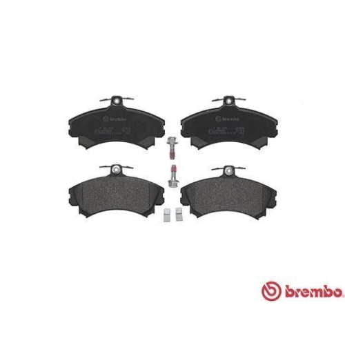 Placute frana Mitsubishi Colt Czc 6 Convertible (Rg) 05.06-07.09, Colt 6 (Z3 A Z2 A) 10.02-12.12; Smart Forfour (454) 01.04-06.06, Fata, BREMBO