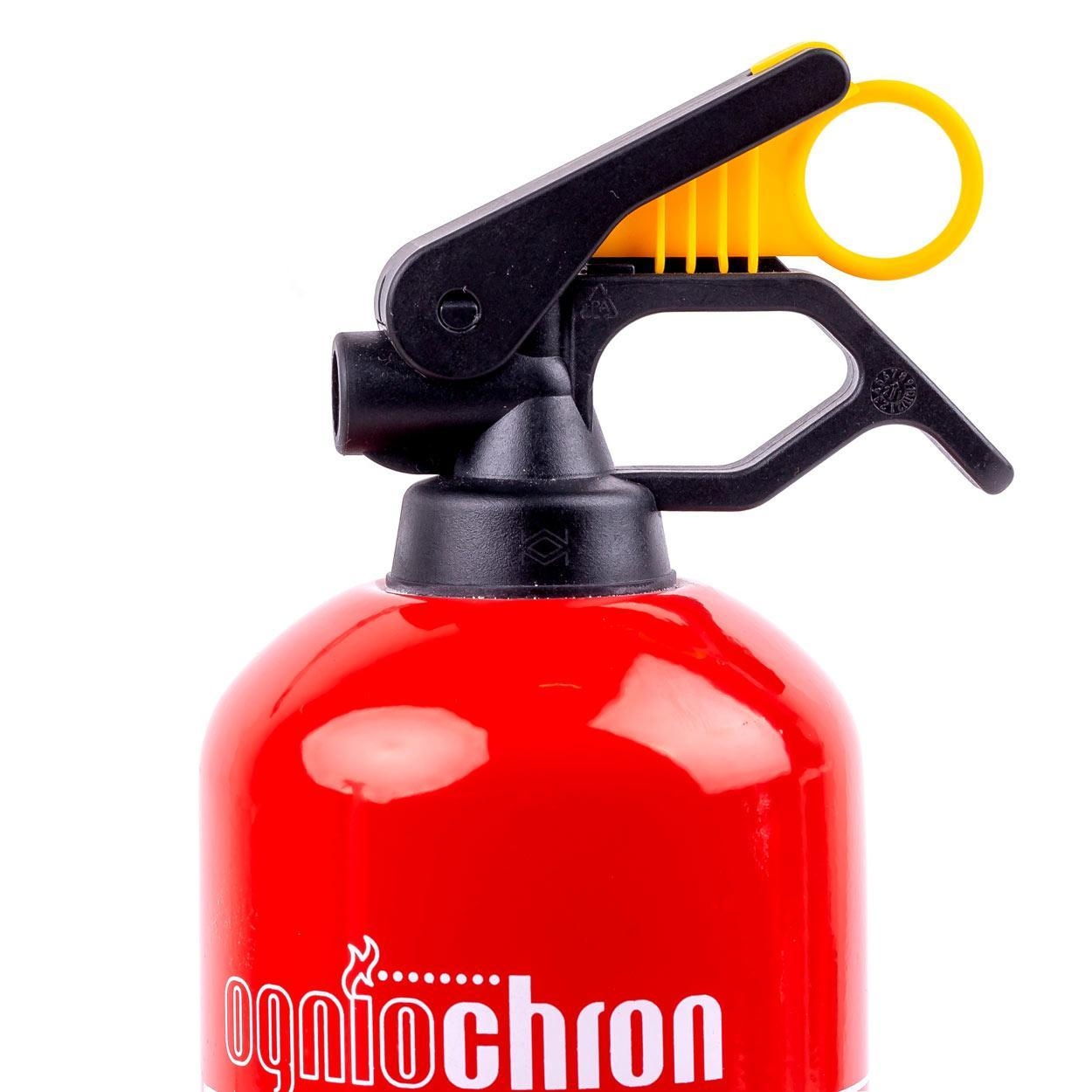 Extinctor auto 1Kg fara ceas , Stingator omologat EU ( ISO 9001 , PED 2014/68/UE ) , tip GP-1B C