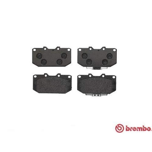Placute frana Nissan 300zx (Z32) 09.89-12.00; Subaru Impreza Estate (Gg) 10.00-12.08, Impreza Saloon (Gc) 08.92-09.01, Impreza Saloon (Gd) 09.99-06.09, Impreza Saloon (Ge Gv) 01.07-; Toyota Yaris ( P13) 12.10-06.20, Fata, BREMBO