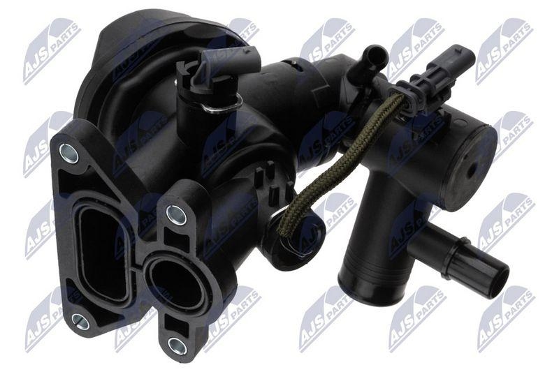 Termostat cu carcasa Land Rover Discovery V 2.0 2017-, Sport 2.0 2017-, Range Rover Evoque 2.0 2017-, Velar 2.0 2017-; LR106640; NTY, aftermarket