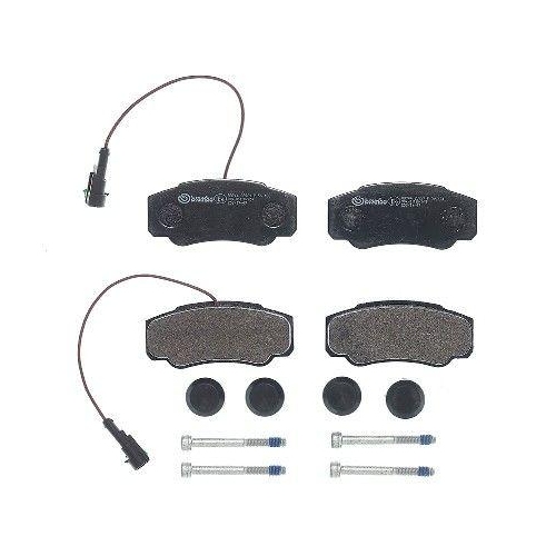 Placute frana Nissan Cabstar (F24m F24w) 09.06-12.13, Spate, BREMBO