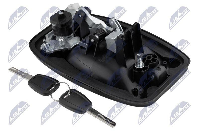 Maner exterior usa Citroen Jumper -2006, Fiat Ducato -2006, Peugeot Boxer -2006; partea din fata, stanga, cu doua chei; 735423244; NTY, aftermarket