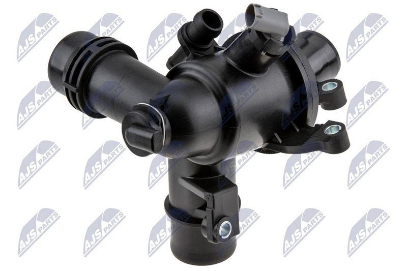 Termostat cu carcasa Mercedes C (W205) 200 D / 220 D / 250 D 2014-, Glc 220 D / 250 D 2016-; 6512001400; NTY, aftermarket