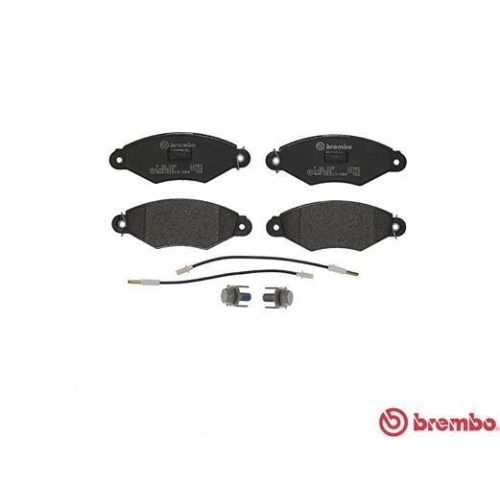 Placute frana Nissan Kubistar Box (X76) 08.03-; Renault Kangoo (Kc0/1) 08.97- , Fata, BREMBO