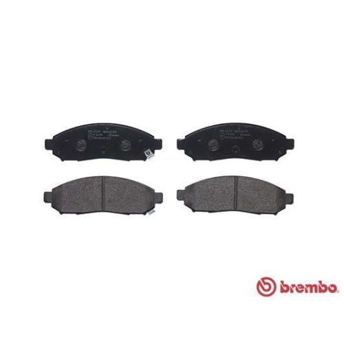 Placute frana Nissan Leaf (Ze0) 11.10-12.17, Navara Np300 (D40) 10.04-, Navara Np300 (D40) 07.08-, Nv200 / Evalia Bus 07.10-, Nv200 Box 02.10-, Pathfinder 3 (R51) 01.05-, Fata, BREMBO