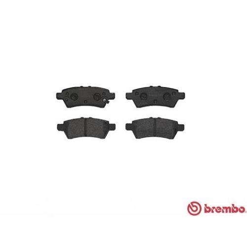 Placute frana Nissan Navara Np300 (D40) 10.04-, Navara Np300 (D40) 07.08-, Pathfinder 3 (R51) 01.05-, Spate, BREMBO