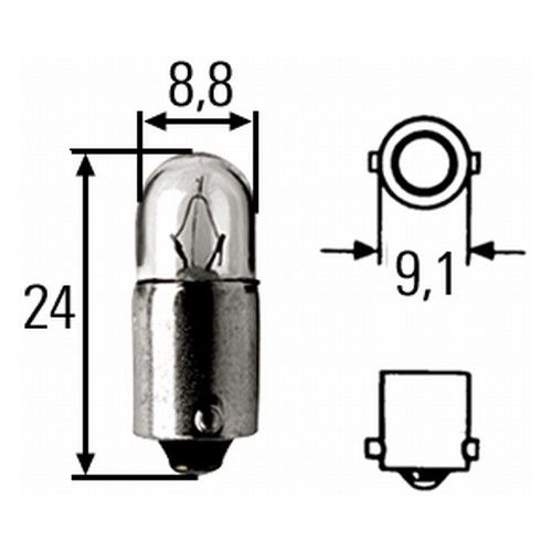 HELLA Bec incandescent HEAVY DUTY