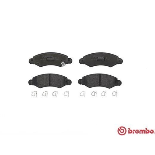 Placute frana Opel Agila (A) (H00) 09.00-12.07; Subaru Justy 3 (G3x) 09.03-; Suzuki Ignis I (Fh) 10.00-12.05, Ignis 2 (Mh) 08.03-, Wagon R+ Liftback (Mm) 05.00-, Fata, BREMBO