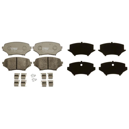Placute frana Mazda Mx-5 3 (Nc), 1.8 (NC18), 2.0 (NC18), punte fata, nu este pregatit pentru senzor uzura; TRW
