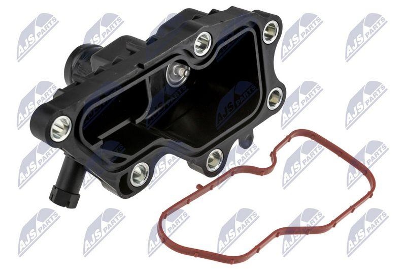 Termostat cu carcasa Renault Twingo III 1.0 2014-, Smart Fortwo 1.0 2014-, Forfour 1.0 2014-; 110601903R; NTY, aftermarket