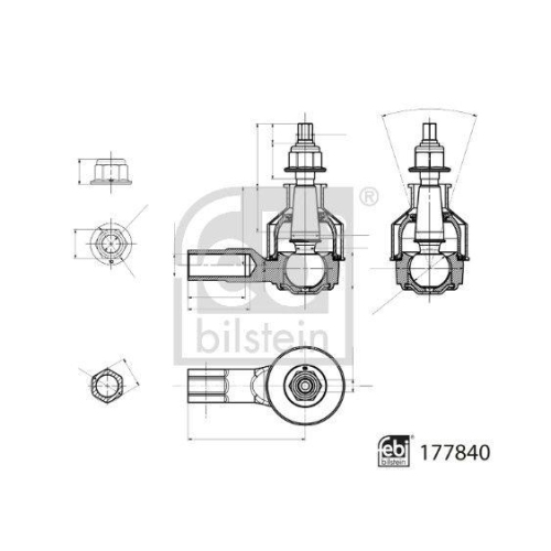 FEBI BILSTEIN Cap de bara