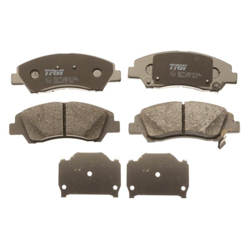 Placute frana Hyundai I10 2 (Ba, I10 2 Sedan; Mercedes Sprinter 3, 5-T Bus (B906), 1.0, 1.0 LPG, 1.2, 319 CDI / BlueTEC (906.731, 906.733, 906.735), punte fata, cu indicator uzura acustic, TRW