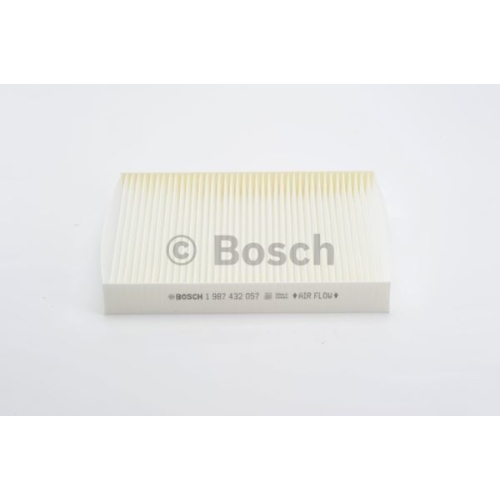 Filtru polen, habitaclu Bosch 1987432057 Audi A1, (8X,GB), 2010-; Audi A2, 2000-2005; Mercedes Clasa G (W461/W463), 1992-2018, Seat Cordoba Ibiza Toledo 2012-2019; Skoda Fabia 1999-2021; Roomster Rapid, VW FOX, Polo 6R/9N,