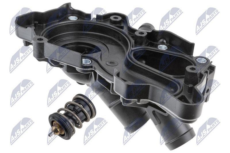 Termostat cu carcasa VW Load Up (121, 122, Bl1, Bl2) 1.0 Ecofuel 2015-, Seat Mii (Kf1, Ke1) 1.0, 1.0 Ecofuel 2012-2019; 04C121004F; NTY, aftermarket