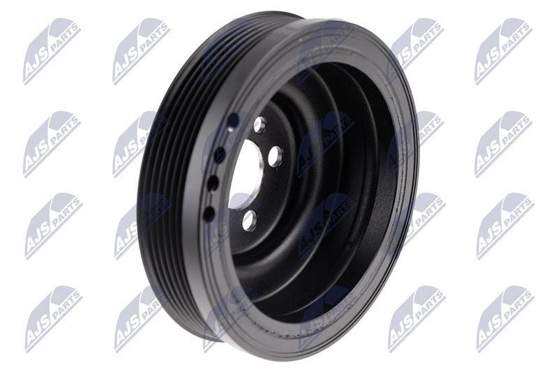 Fulie curea, arbore cotit VW Golf VI 2009-2016, CC 2011-2016, Caddy 2010-2020; 038105243L; NTY, aftermarket