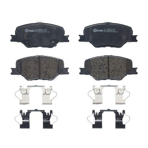 Placute frana Opel Insignia B Country Tourer (Z18) 06.17-, Insignia B Grand Sport (Z18) 03.17-, Insignia B Sports Tourer (Z18) 03.17-, Insignia B Sports Tourer Estate Van (Z18) 03.17-, Fata, BREMBO