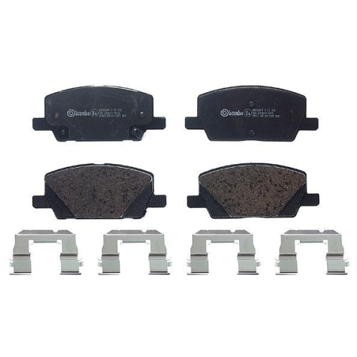 Placute frana Opel Insignia B Country Tourer (Z18) 06.17-, Insignia B Grand Sport (Z18) 03.17-, Insignia B Sports Tourer (Z18) 03.17-, Insignia B Sports Tourer Estate Van (Z18) 03.17-, Mokka / Mokka X (J13) 06.12-, Fata, BREMBO