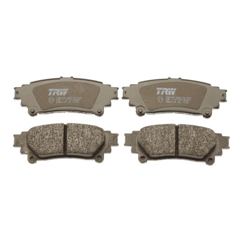 Placute frana Lexus Gs ( L1 ), Is 3 ( E3 ), Rc ( C1 ), Rx ( L1 ); Toyota Highlander / Kluger ( U5 ), Sienna ( L3 ), punte spate, nu este pregatit pentru senzor uzura; TRW