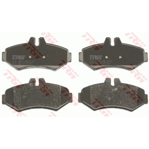 Set placute frana Trw GDB1399, parte montare : Punte spate