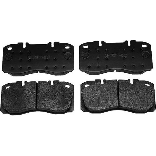 Placute frana Iveco Daily 4 Box, Daily 4 Platform / Chassis, Daily 5 Box, Daily 5 Platform / Chassis, Daily 6 Box, Daily 6 Bus, Daily 6 Platform / Chassis, punte fata, pregatit pentru senzor uzura; TRW