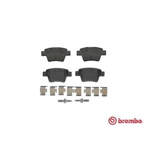 Placute frana Peugeot 207 (Wa Wc) 02.06-12.15, 207 Sw Box / Estate (Wk) 08.07-12.12, 307 (3a/C) 08.00-12.12, Spate, BREMBO