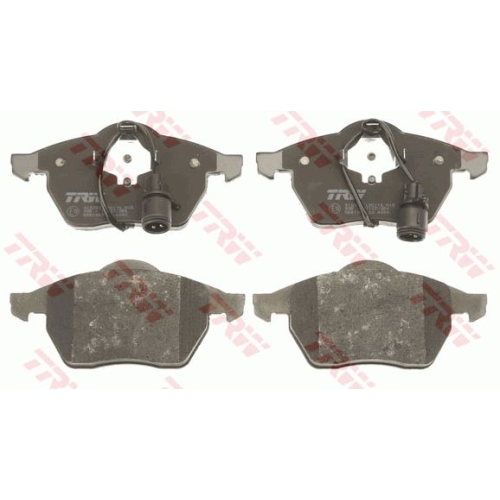 Set placute frana Trw GDB1049, parte montare : Punte fata