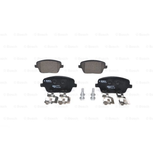 Set placute frana punte fata Seat Cordoba (6l2), Ibiza (6l1) 2002-2009, Skoda Fabia 1999-2015, Roomster (5j); Vw Polo (9n) 2001-2009, Bosch 0986424829