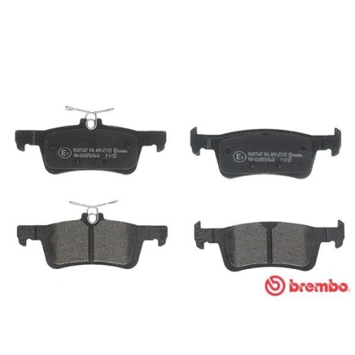 Placute frana Peugeot 308 Box / Liftback (Lb) 03.15-, 308 2 (Lb Lp Lw Lh L3) 09.13-06.21, 308 Sw 2 (Lc Lj Lr Lx L4) 03.14-06.21, 308 Sw 2 Box / Estate (Lc) 04.14-, Spate, BREMBO