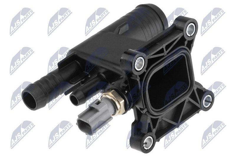 Carcasa termostat Ford Focus III 2.3 RS, Mondeo IV 2.0 Ecoboost, S-Max 2.0 Ecoboost 2015-, Galaxy III 2.0 Ecoboost 2015-, Kuga II 2.0 Ecoboost 2017-; 5198499; NTY, aftermarket