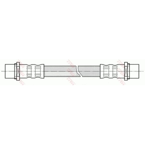 Furtun frana spate TRW, Opel Astra F (T92), 1991-1998, Astra G (T98), 2001-2009, Astra H (A04), 2004-2014, Combo, 2001-, Combo Tour, 2001-2011, Zafira A, 1999-2005, partea stanga=dreapta, spate; axa spate, ambele parti; Sistem de franare : hidraulic