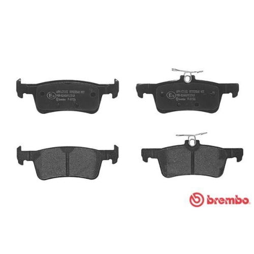 Placute frana Peugeot 308 Box / Liftback (Lb) 03.15-, 308 2 (Lb Lp Lw Lh L3) 09.13-06.21, 308 Sw 2 (Lc Lj Lr Lx L4) 03.14-06.21, 308 Sw 2 Box / Estate (Lc) 04.14-, Spate, BREMBO