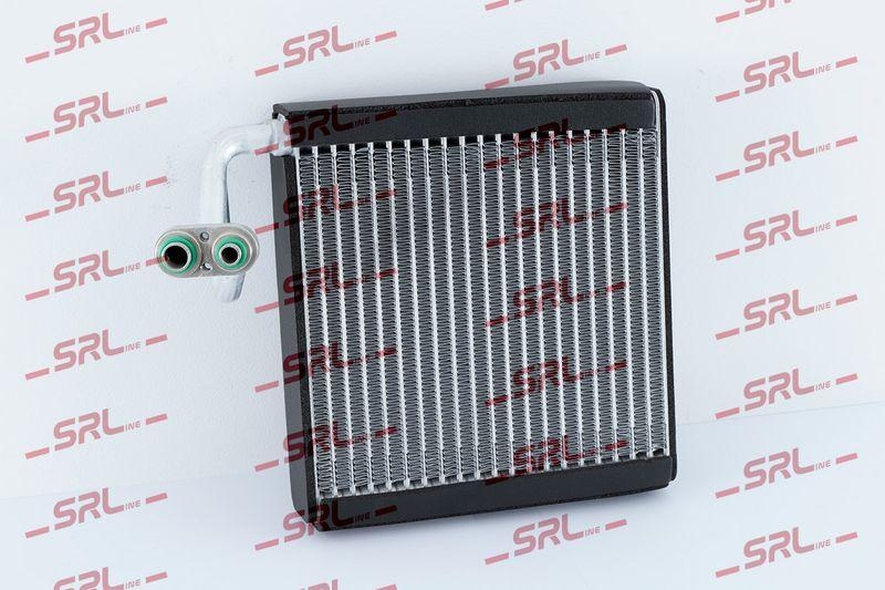 Evaporator Ssangyong Tivoli 15-, Xlv 16-, motor: 1.6, 1.6 e-XDi, 235x218x48, SRLine, miez si rezervor din aluminiu brazat, 6811135000; 6811135010