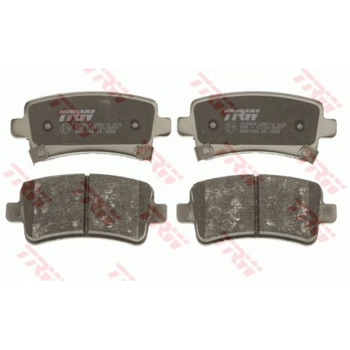 Placute frana Opel Insignia Sports Tourer, 07.2008-03.2017, Saab 9-5 (Ys3g), 01.2010-01.2012, TRW