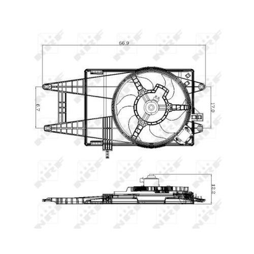 NRF Ventilator, radiator