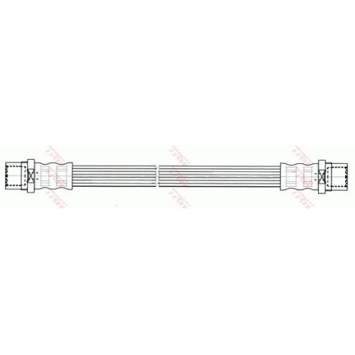 Furtun frana spate TRW, Mercedes Sprinter (904), 02.1995-05.2012, VW LT 28-35 II, 1996-2006, partea stanga=dreapta, spate; puntea spate; interior; stanga; dreapta