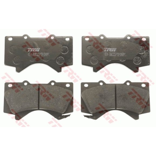 Set placute frana Trw GDB3524, parte montare : Punte fata