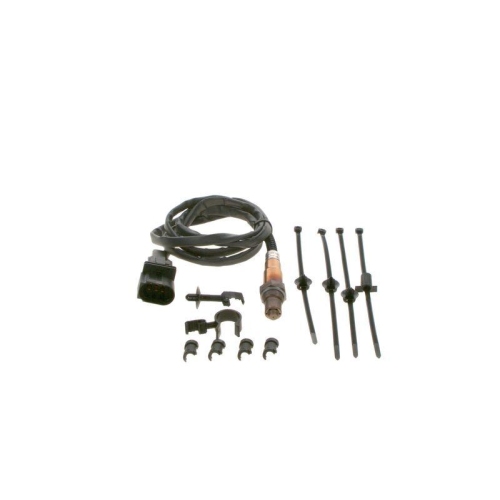 Sonda lambda Audi A3, A4, A6, TT; Seat Exeo, Ibiza, Leon, Toledo; Skoda Octavia; VW Bora, Golf, Jetta, New Beetle, Passat, Phaeton, Polo, Sharan, Touareg, Transporter, in fata catalizatorului, BOSCH