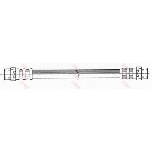 Furtun frana fata TRW, Mercedes Sprinter (901, 902), 1995-2012, VW LT 28-35 II, 1996-2006, partea stanga=dreapta, Fata; puntea fata; stanga; dreapta; Sistem de franare : hidraulic