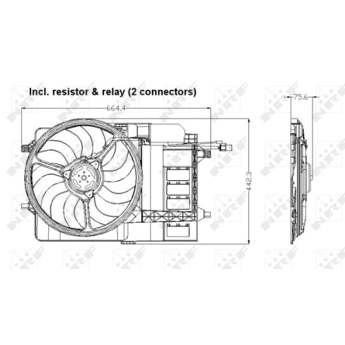 NRF Ventilator, radiator