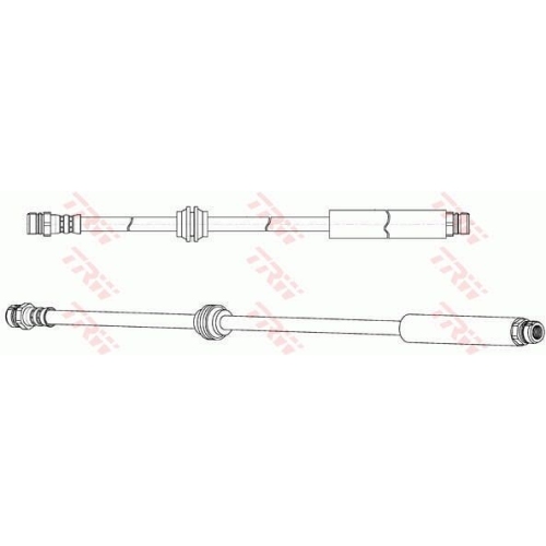 Furtun frana spate TRW, VW Caddy III, 2004-2015, partea stanga=dreapta, spate; axa spate, ambele parti