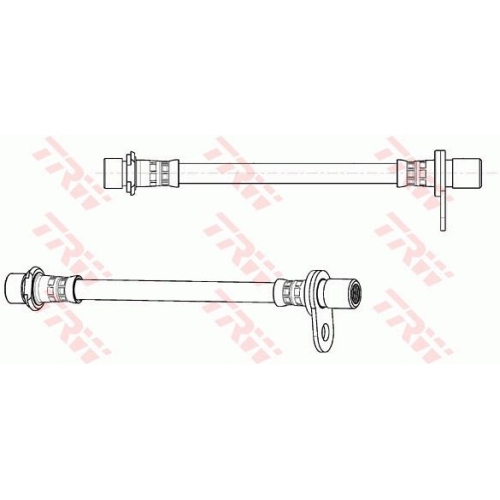 Furtun frana spate TRW Toyota Auris (E15) 2006-2012 Auris Hatchback/Combi (E18) 2013-2018 Corolla Sedan (E15/E18) 2006-2019 Verso (R2) 2009-2018 partea stanga spate
