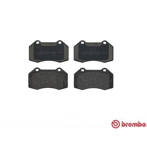 Placute frana Renault Clio 3 (Br0/1 Cr0/1) 01.05-12.14, Megane 2 (Bm0/1 Cm0/1) 07.01-10.12, Megane 3 Coupe (Dz0/1) 11.08-09.16, Fata, BREMBO